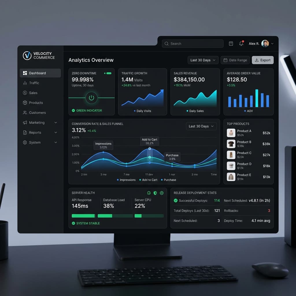 Web Platform and DevOps for an E-commerce Retailer — Online Fashion Retailer
